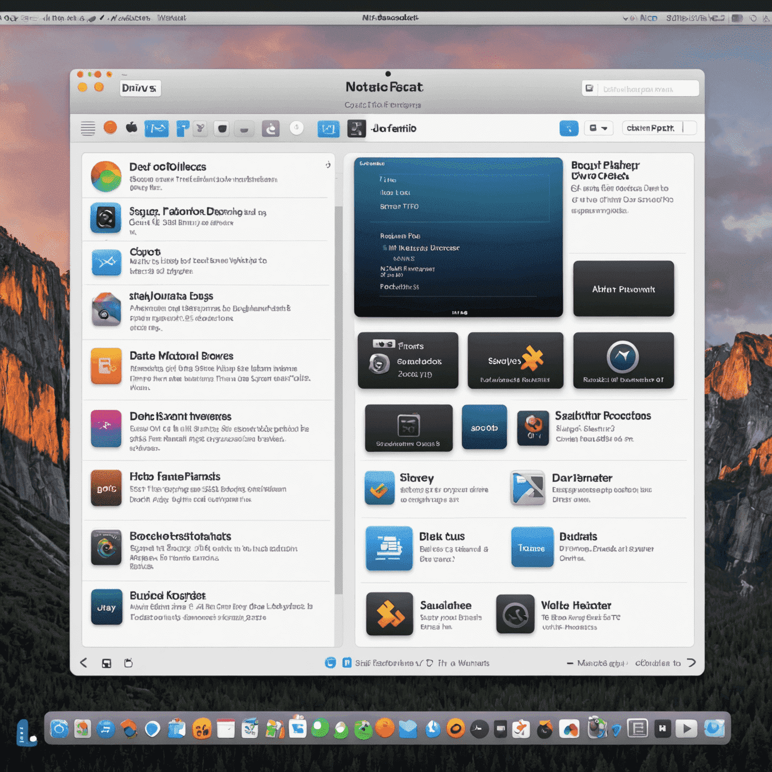 A macOS desktop showing multiple NTFS drives mounted and accessible, with our toolbox interface displaying advanced options for drive management